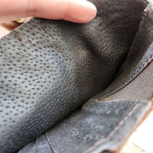 Aldos brown leather riding boots - Picture 7 of 16